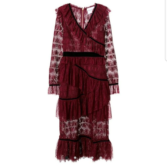 NWT Rare Gorgeous Perseverance Multi Ruffle Dress - Picture 2 of 7